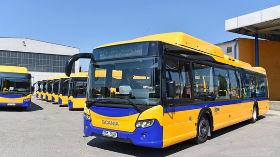 Nové autobusy Scania Citywide LF na CNG pro Břeclav