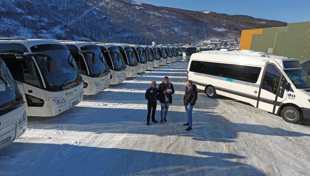 Scania dodává autobusy za severní polární kruh