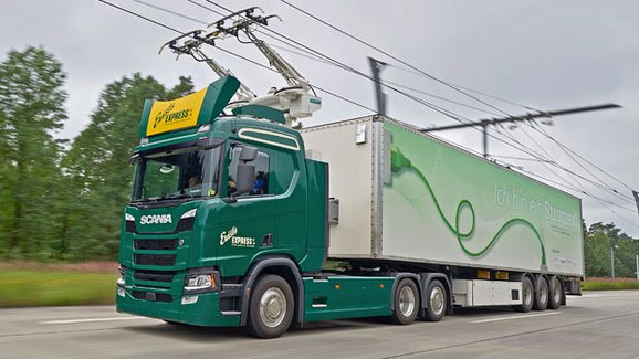 Scania se podílí na projektu elektrifikované dálnice v Německu