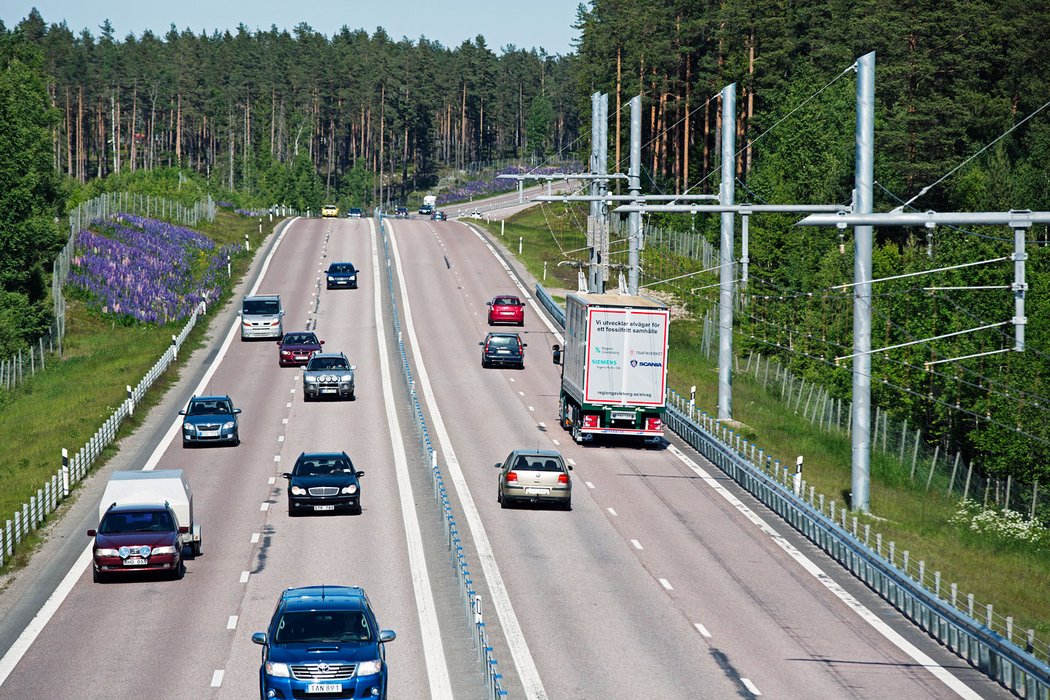 Scania a elektrické dálnice