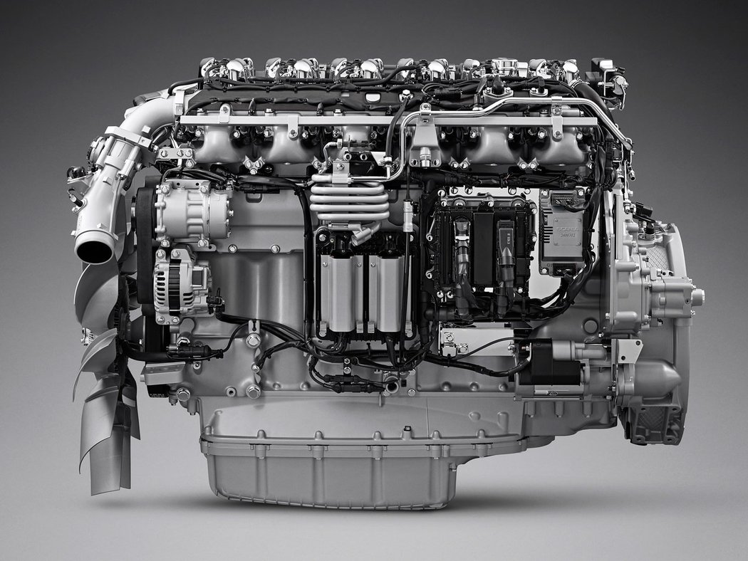 Scania 13litrový motor