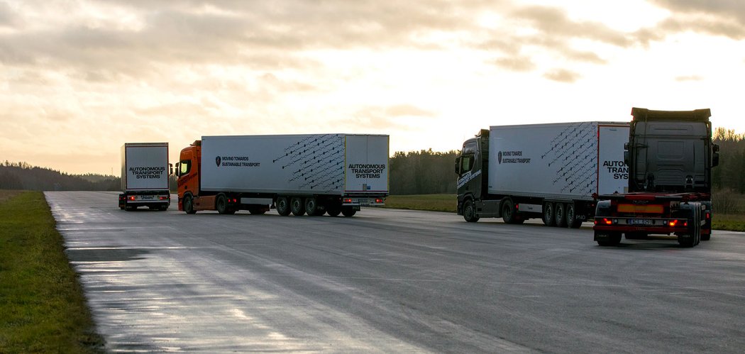 Scania a Ahola Transport platooning