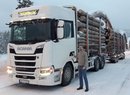 Scania XT v zimě: Stavba na ledu