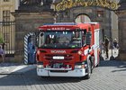 Scania P 480 jako hasičský speciál pro Pražský hrad