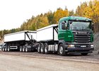 Scania R730 8x4: Souprava pro dopravu rudy