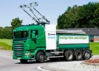 Scania a Siemens představují elektřinou poháněné nákladní vozidlo