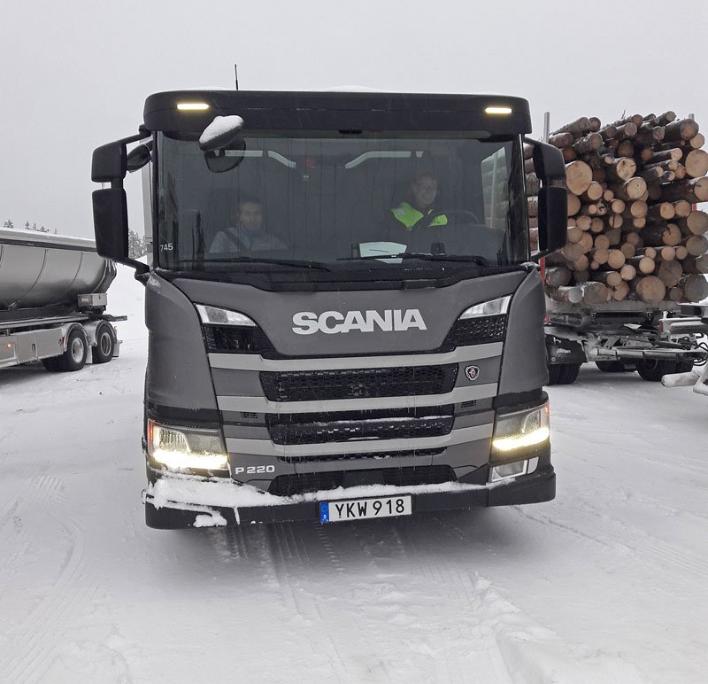 Scania XT v zimě