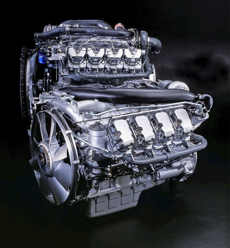 Scania a její motory V8