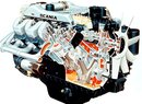 Motor DS 14 v průhledové kresbě pochází z roku 1969