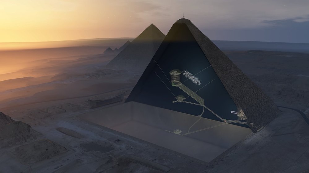 Vědci z projektu ScanPyramids odhalili dosud neobjevenou místnost Chepsovy pyramidy