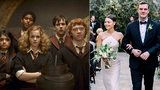 Hvězda Harryho Pottera slavila svatbu! Se synem zakladatele Playboye