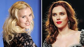 Scarlett Johansson - blond, či bruneta?