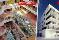 Tornádem zničené S-centrum zůstane důchodcům: Půl miliardy do oprav