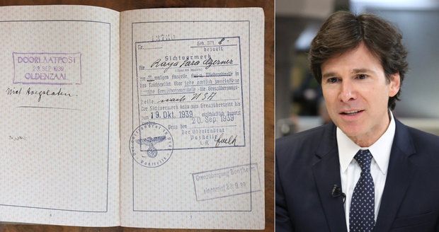 Uprchlíci mají svátek: Schapiro ukázal pas své matky, která utekla před nacisty