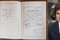Uprchlíci mají svátek: Schapiro ukázal pas své matky, která utekla před nacisty