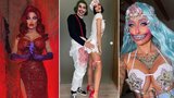 Sexy Halloween hvězd: Upírka Třešničková, zombie Sněhurka Plačková i prsatá „Jessica“ Jiráčková!