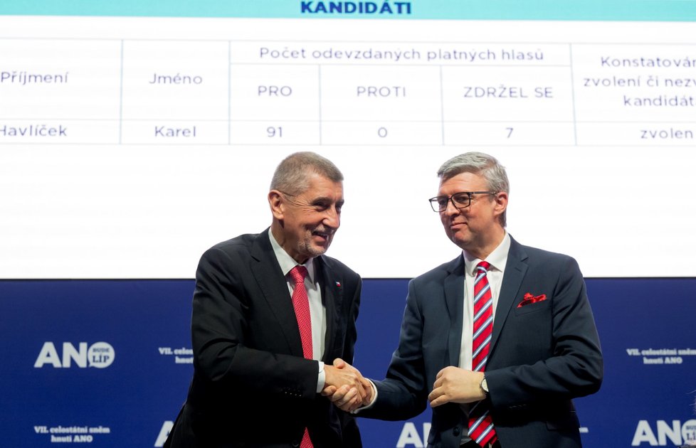 Sněm hnutí ANO: Andrej Babiš znovuzvolen předsedou. (10. 2. 2023)