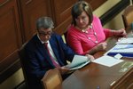 Premiér Andrej Babiš a ministryně financí Alena Schillerová