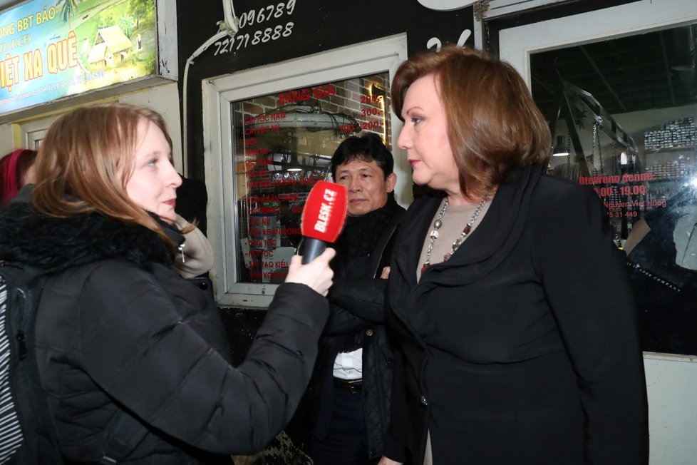 Ministryně financí Alena Schillerová vyrazila v únoru do vietnamské Sapy