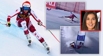 Hororový pád na sjezdovce: Rakouská lyžařka si nechutně otočila nohu!