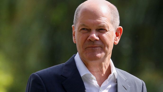 Německý kancléř Olaf Scholz během dne otevřených dveří v sídle německé vlády