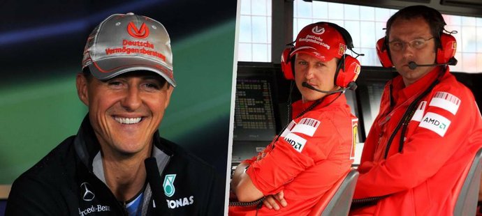 Schumacher a Domenicali se potkali ve Ferrari.