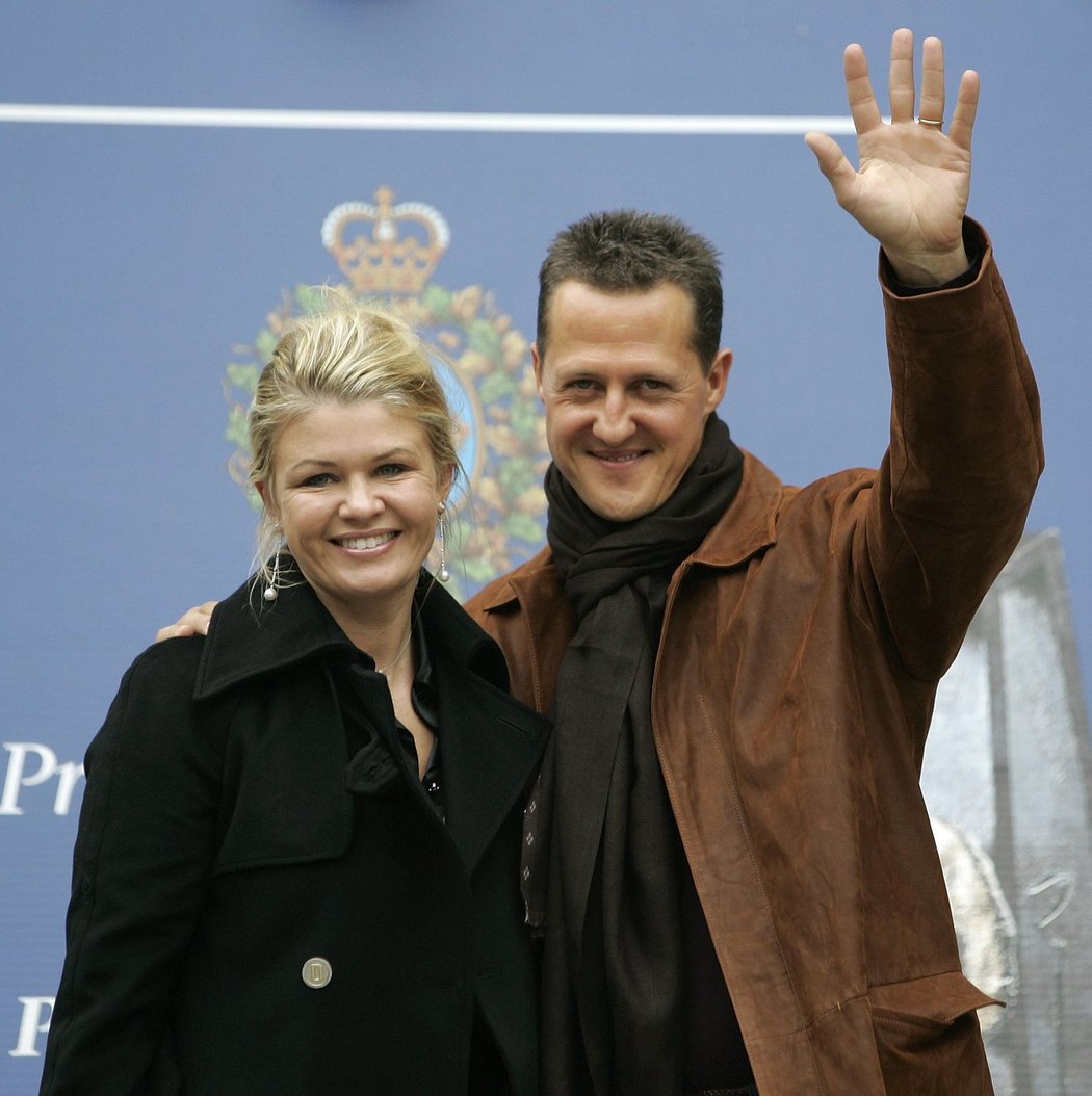 Michael Schumacher s manželkou Corinnou
