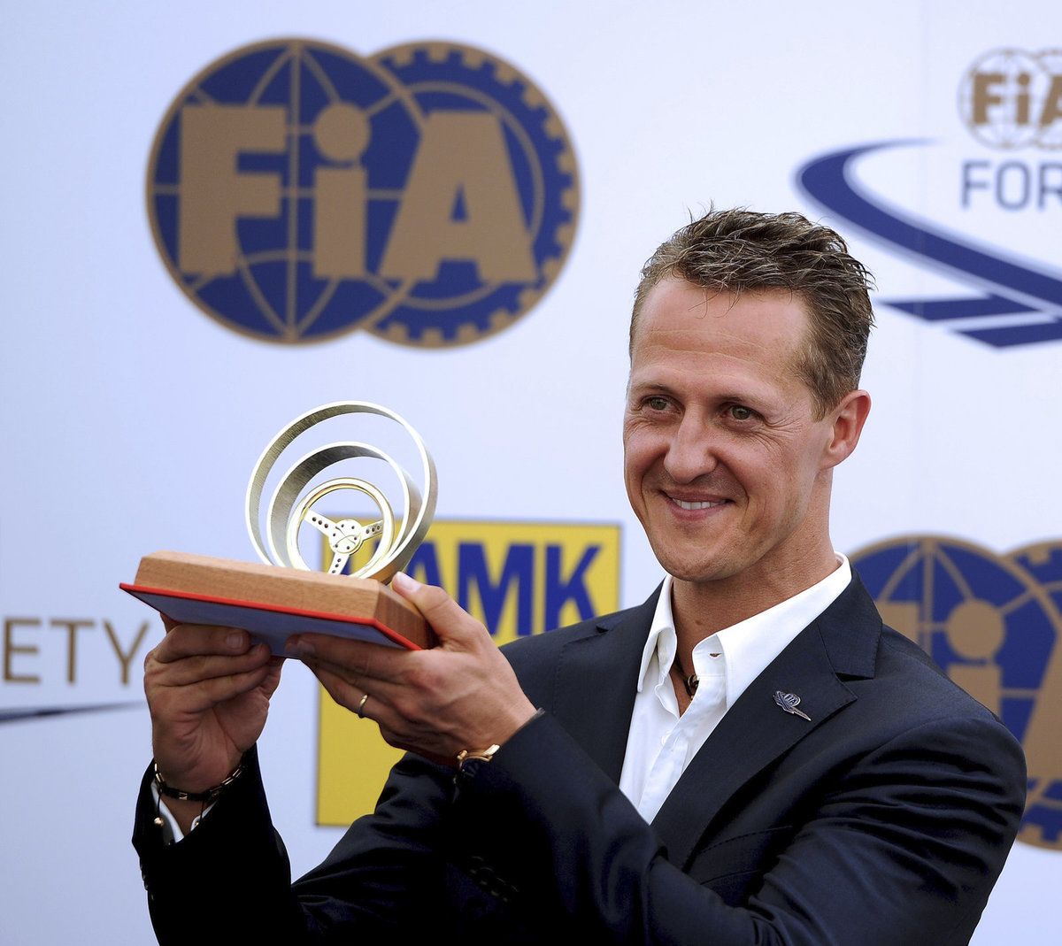 Michael Schumacher obdržel v Praze Zlatý volant.
