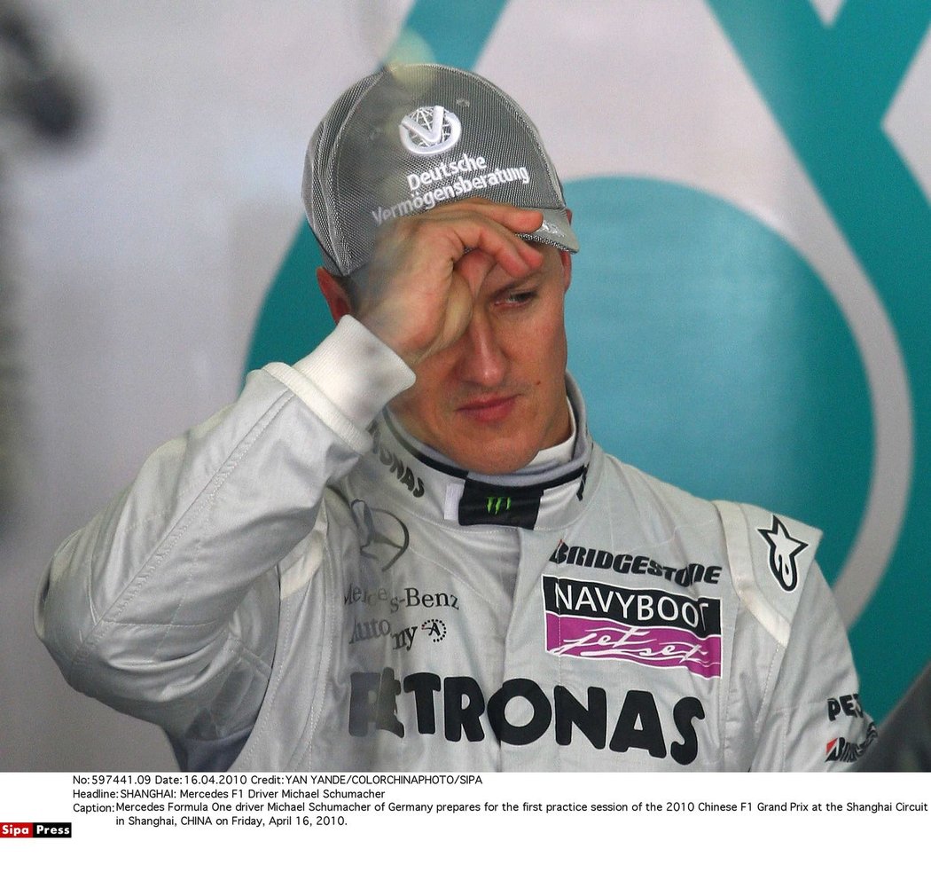 Bývalý jezdec Formule 1 Michael Schumacher