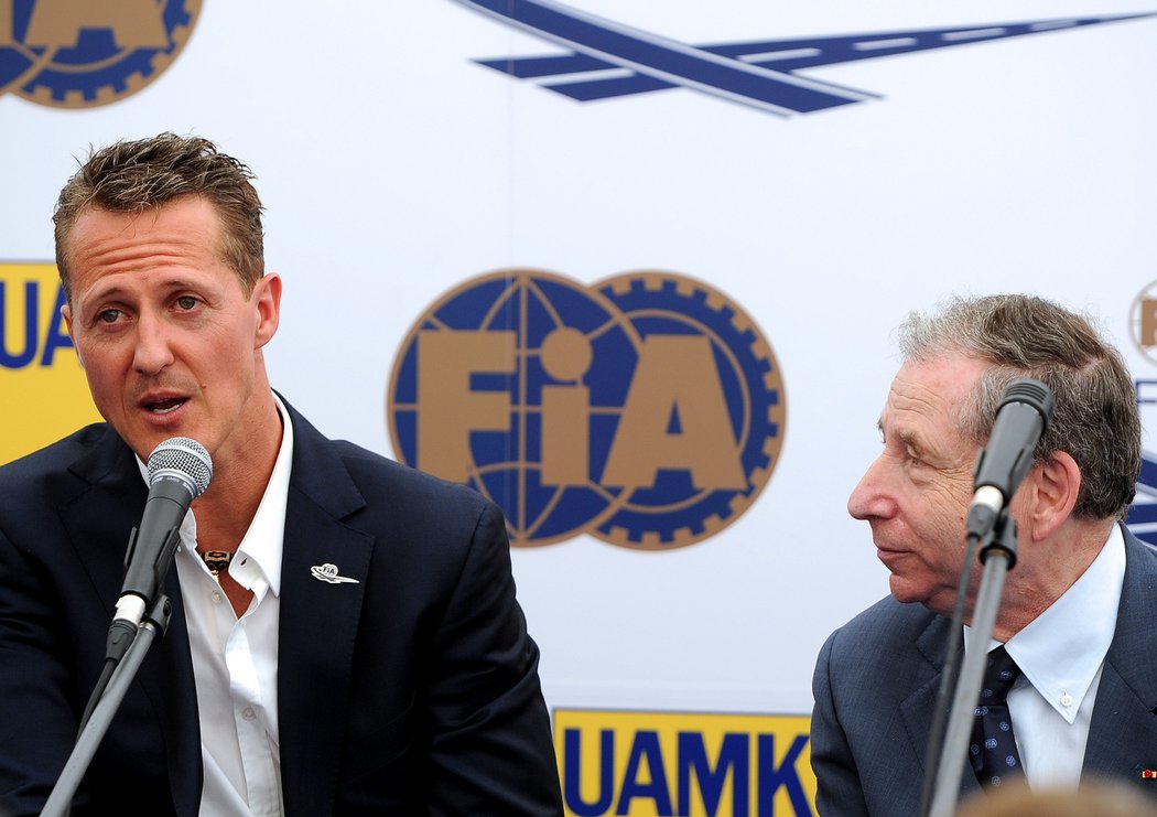 Schumacher se na veřejnosti od nehody na lyžích neukázal. Jeho dobré skutky teď ale byly oficiálně oceněny