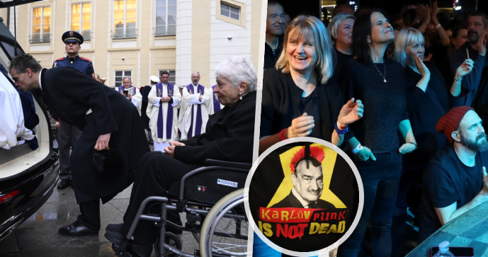 Rozloučení s Karlem Schwarzenbergem: Po katedrále sv. Víta koncert v Lucerně. (9. 12. 2023)