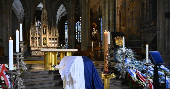 Poslední rozloučení s Karlem Schwarzenbergem v katedrále Sv. Víta (9.12.2023)