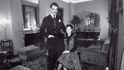 S hraběnkou Therese se vzali dvakrát, zde poprvé v roce 1967 (podruhé v roce 2008)