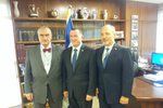 Na návštěvě v Izraeli: Karel Schwarzenberg, Juli Joel Edelstein a Ivo Schwarz