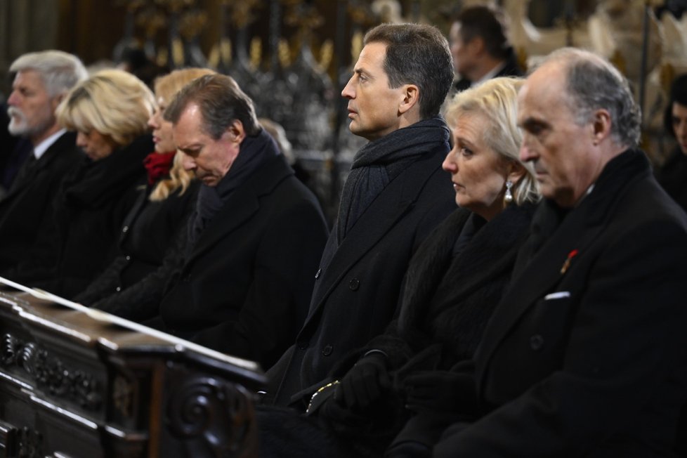 Pohřeb Karla Schwarzenberga: Evropská šlechta. (9. 12. 2023)