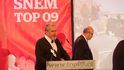 Karel Schwarzenberg jako čestný předseda TOP 09 vyzval spolustranníky k ještě větší práci, než doposud. (23. 11. 2019)