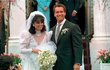 Arnold a Maria se brali 25. dubna 1986 v Massachusetts.