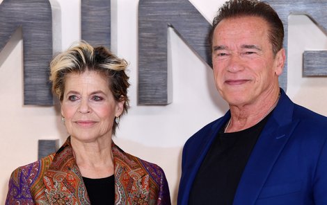 Linda Hamiltonová a Arnold Schwarzenegger 