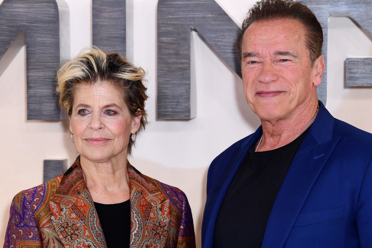 Linda Hamiltonová a Arnold Schwarzenegger 