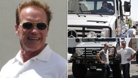 Arnold Schwarzenegger na sebe upozorňuje neobvyklým způsobem