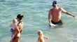 Rodinná idylka Schweinsteigera a Ivanovičové na dovolené.
