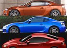 Toyota GT86 vs Subaru BRZ vs Scion FR-S: Designový trojboj