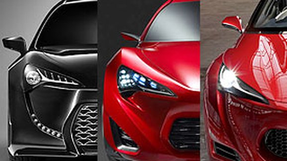 Toyota FT-86 vs. FT-86 II vs. Scion FR-S: Designový trojboj