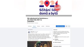 Satirické akce ve vztahu ke sčítání lidu na facebooku.