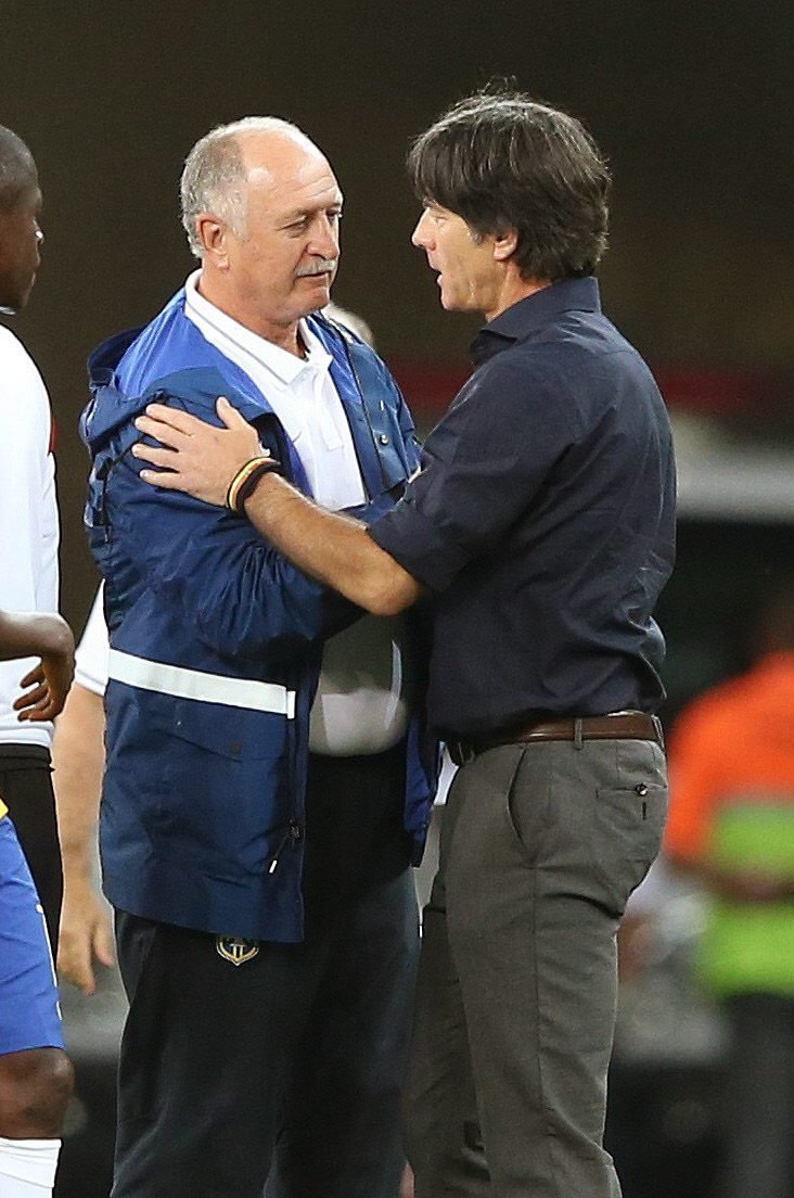 Zklamaný trenér brazilské reprezentace Luiz Felipe Scolari po výprasku 1:7 od Němců v semifinále mistrovství světa.