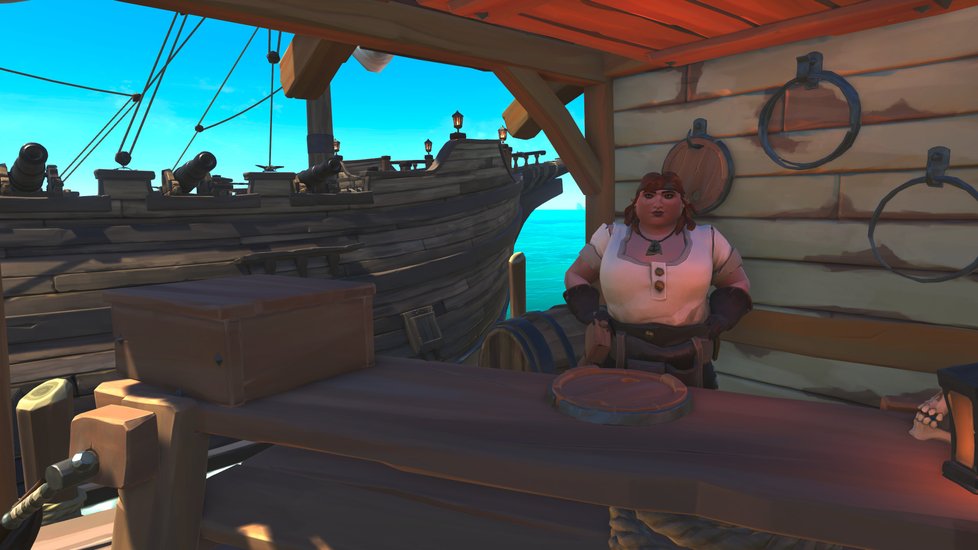 Pirátská videohra Sea of Thieves.