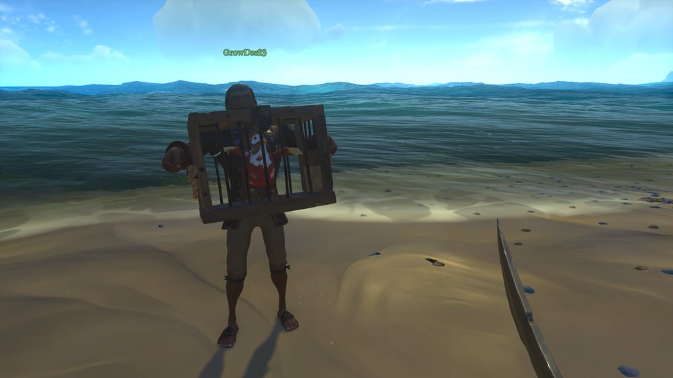 Pirátská videohra Sea of Thieves.