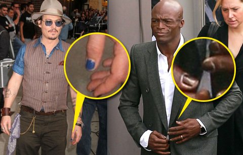 Ulítlý trend celebrit! Seal i Johnny Depp si lakují nehty!