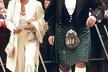 Jako pravý skotský patriot nosí často tradiční kilt