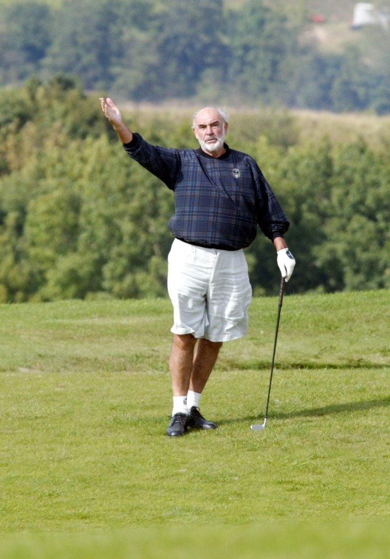 Sean Connery v Česku natáčel svůj poslední film, zašel na fotbal a zahrál si golf